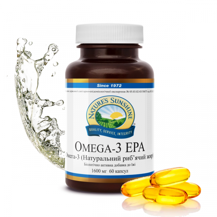 Омега 3 - Рыбий жир (Omega 3 EPA) 60 капс. NSP