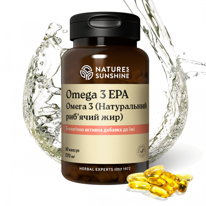 Омега 3 - Рыбий жир (Omega 3 EPA) 60 капс. NSP