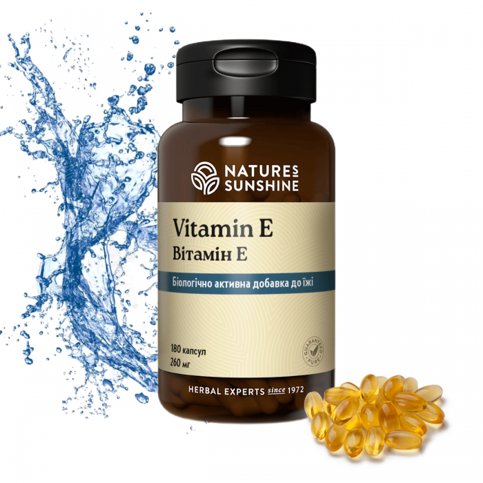 Витамин E (Vitamin E) 180 капс. NSP