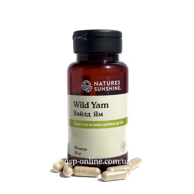 Дикий Ямс (Wild Yam) 100 капс. Nature’s Sunshine (099904007451). Дикий ...